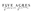 Five Acres Flower Farm logo