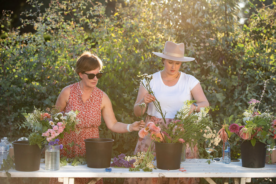 MOTHER'S DAY SUMMER FLOWER WORKSHOP GIFT CERTIFICATE FOR TWO