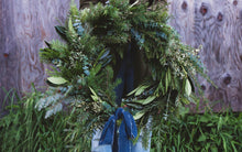 Load image into Gallery viewer, Saturday December 2nd Holiday Wreath Workshop at 10am
